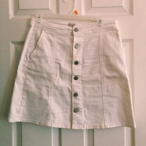 Button down skirt